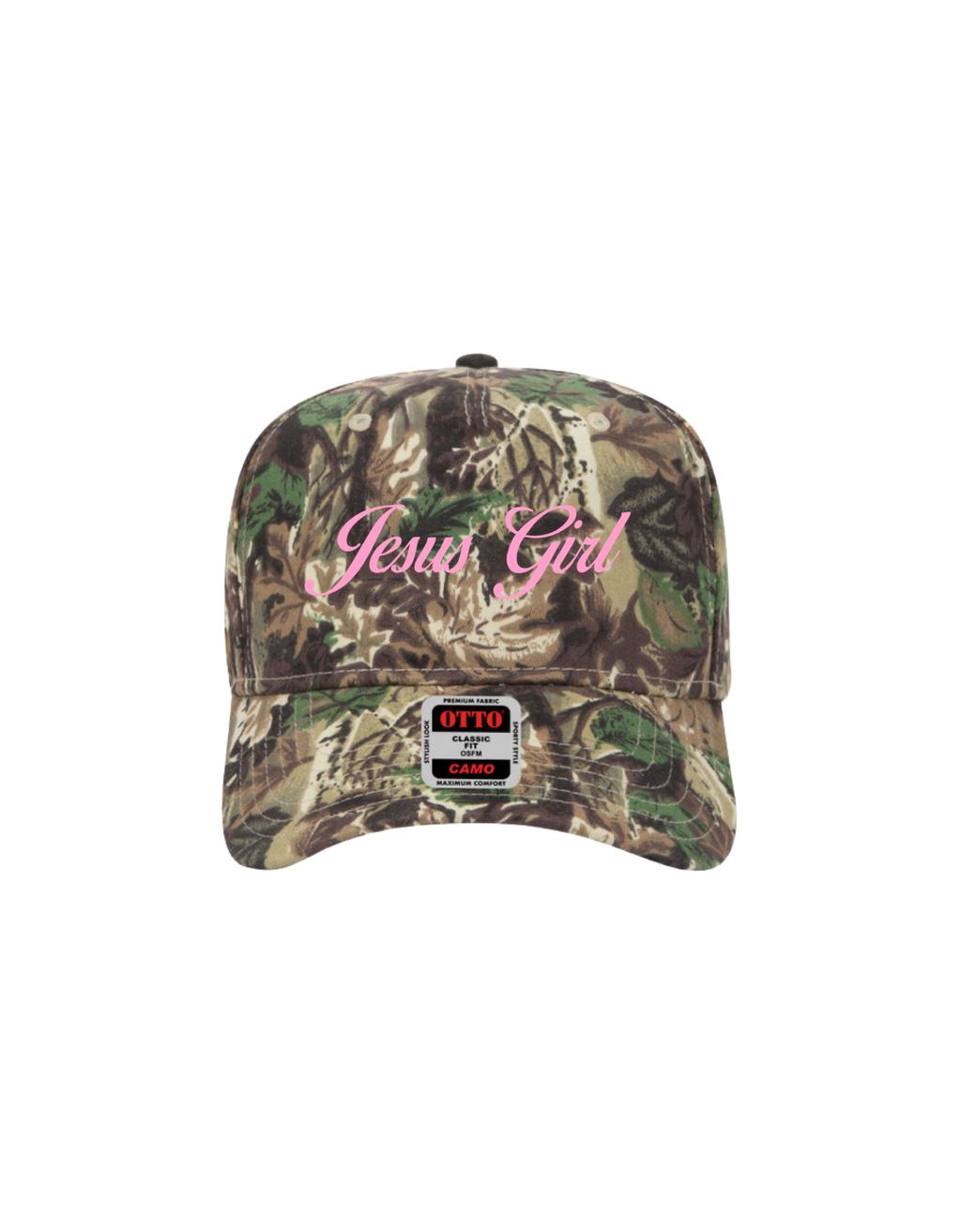 Jesus Girl Camo Trucker Hat