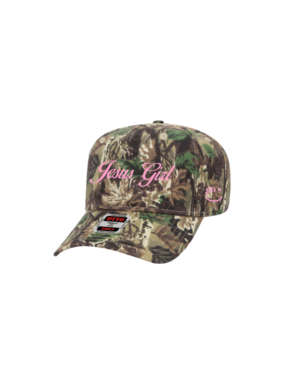 Jesus Girl Camo Trucker Hat