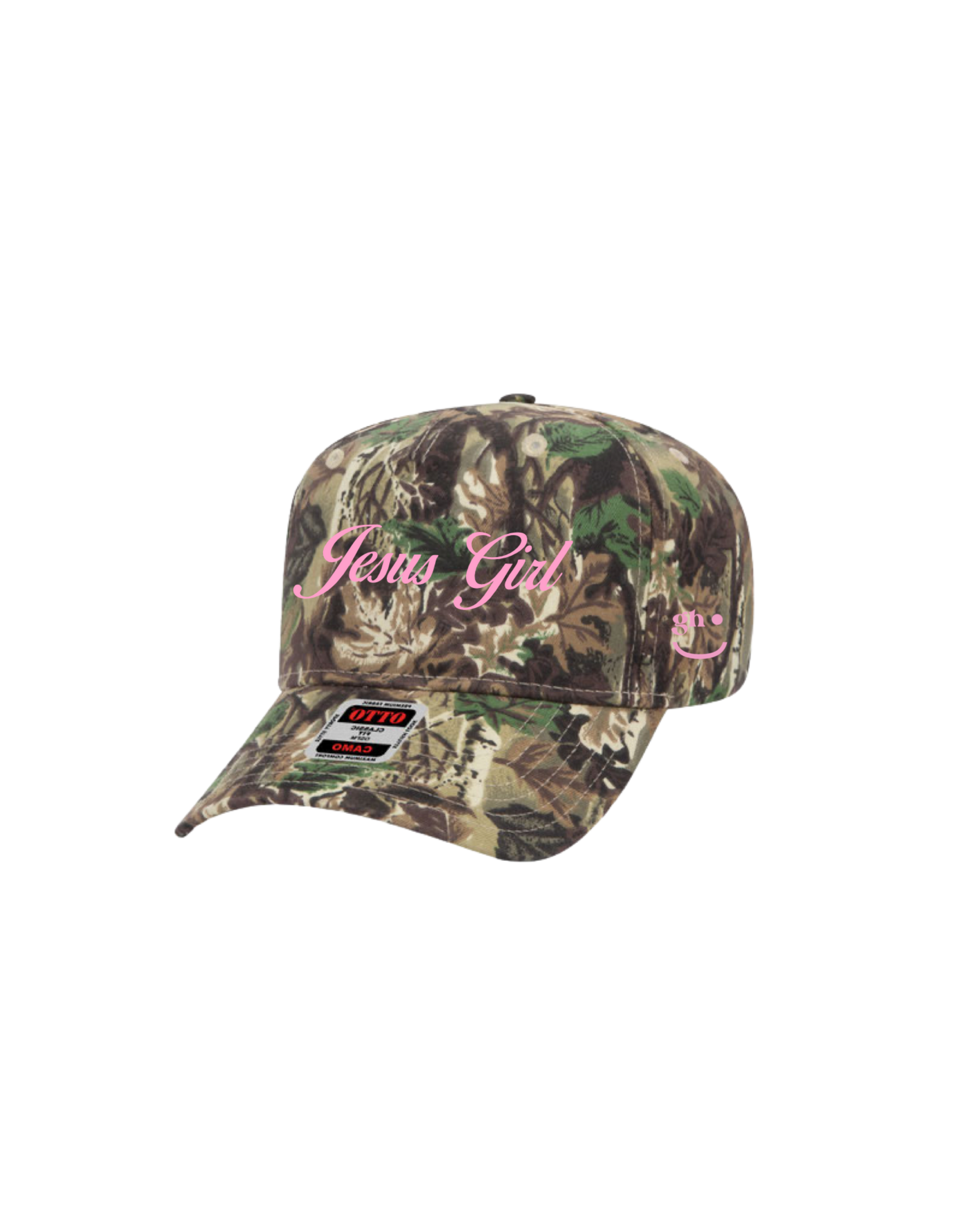 Jesus Girl Camo Trucker Hat