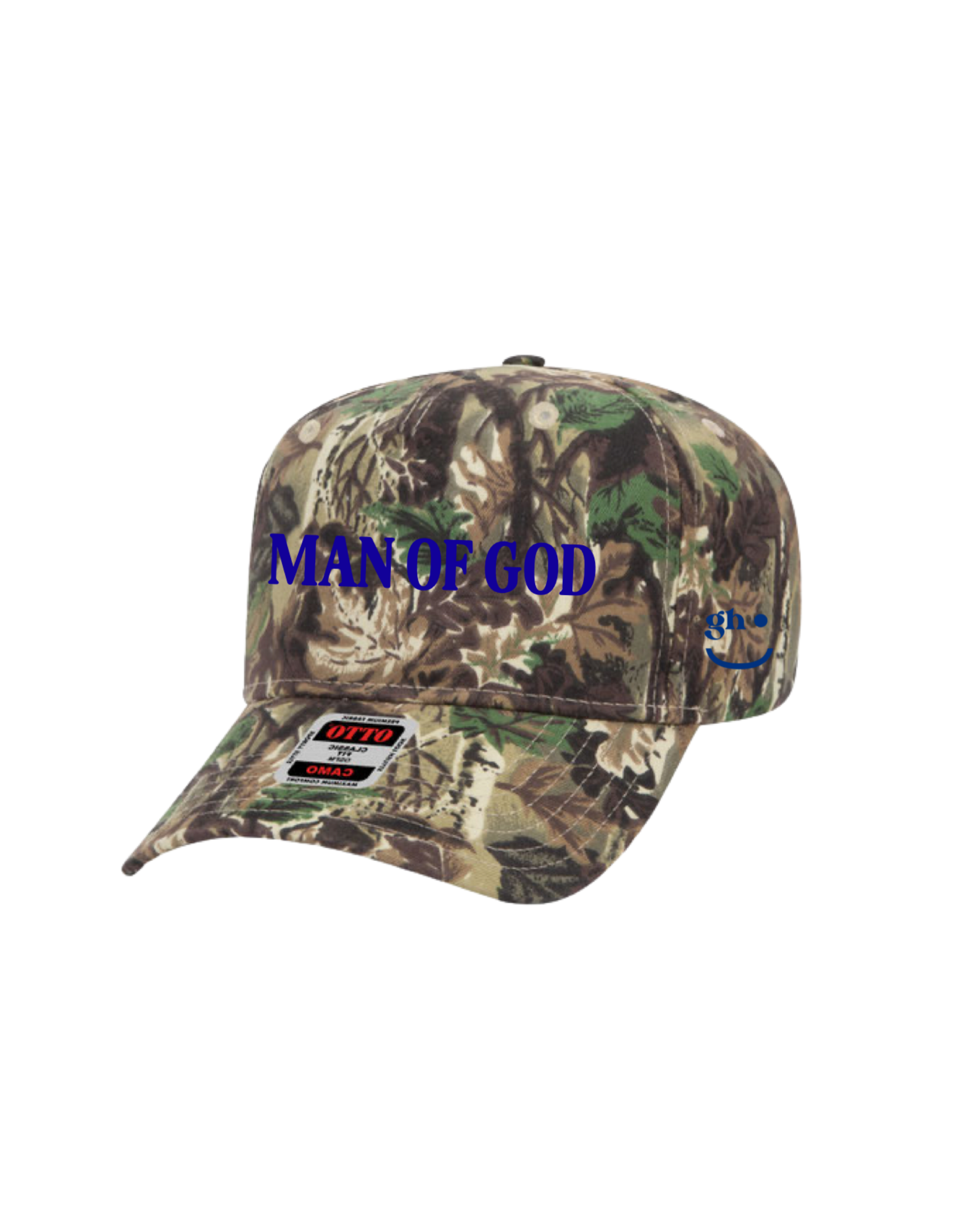 Man of God Camo Trucker Hat