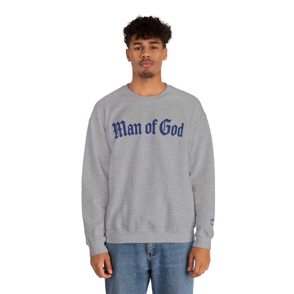 Guyhaus 'Man of God' Bold As A Lion Crewneck Sweatshirt, Proverbs 28:1