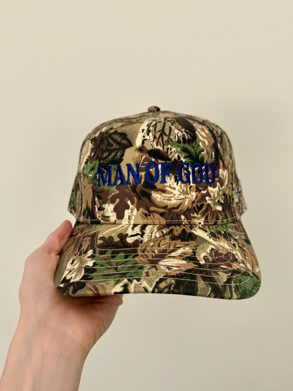 Man of God Camo Trucker Hat