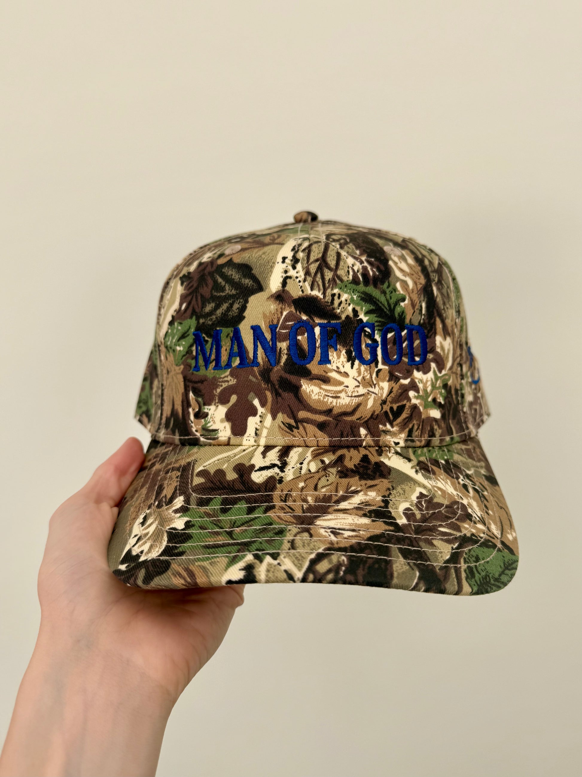 Man of God Camo Trucker Hat