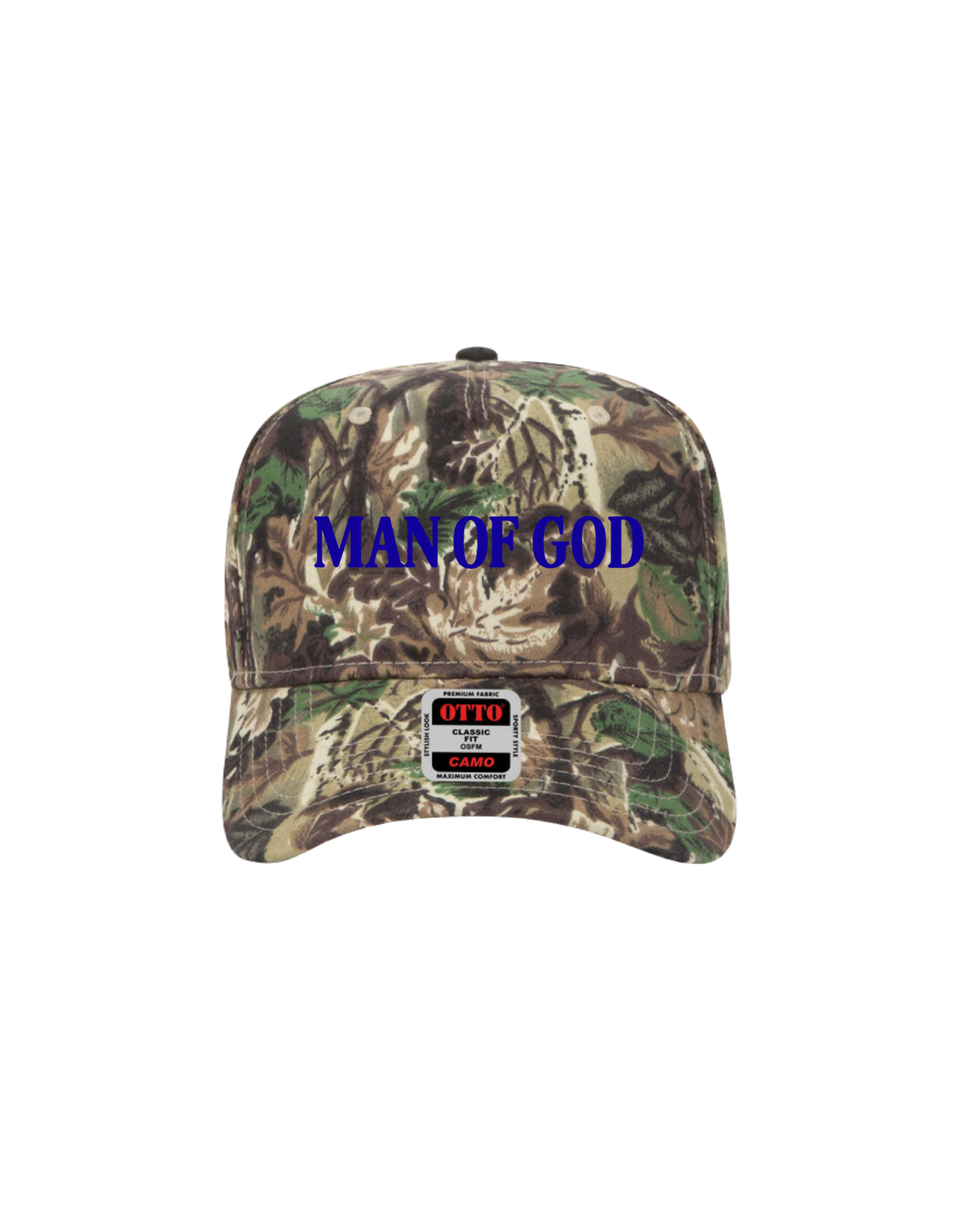 Man of God Camo Trucker Hat